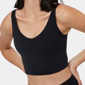 Halara v-neck crop top